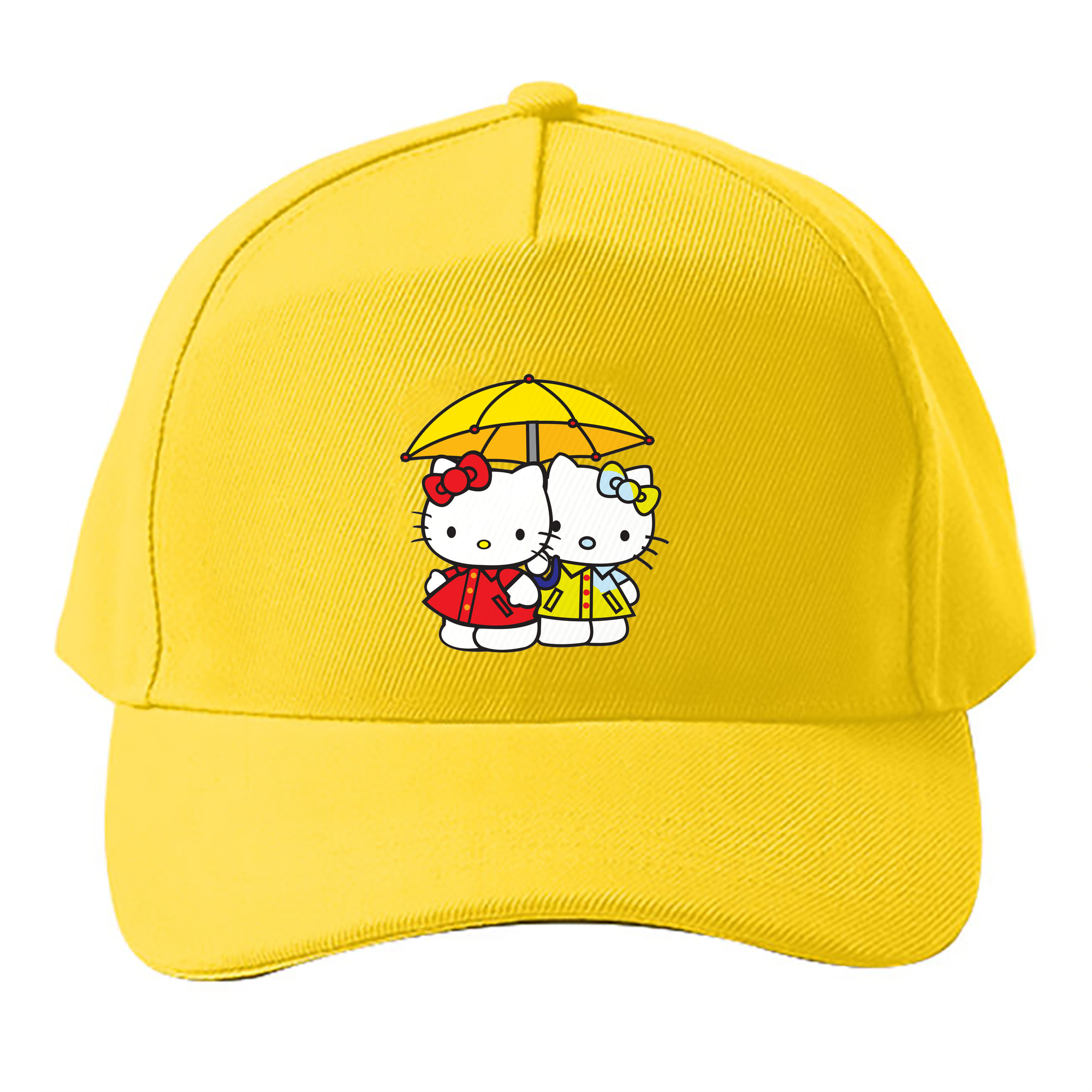 （画像用） Hello Kitty ハローキティ ベースボールキャップ 綿100％ 男女兼用 帽子 スポーツ